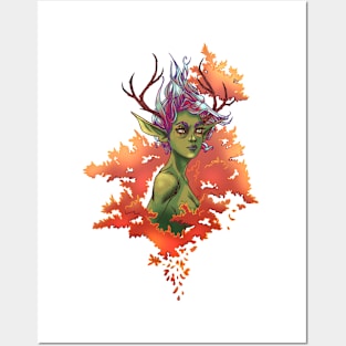 Horned Dryad Posters and Art